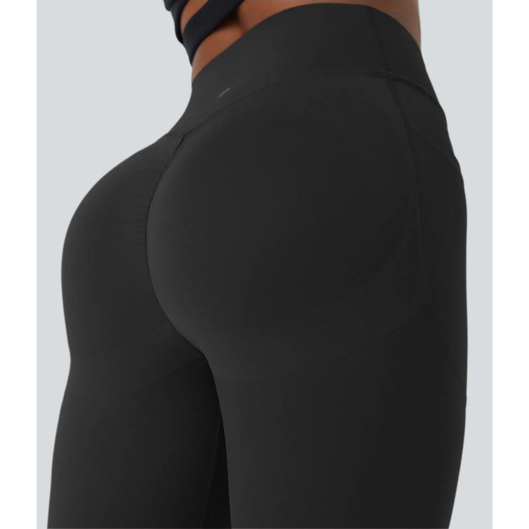 Halara UltraSculpt SoCinched Butt Lifting Tummy Control 7/8 Legging Black M - Picture 1 of 9
